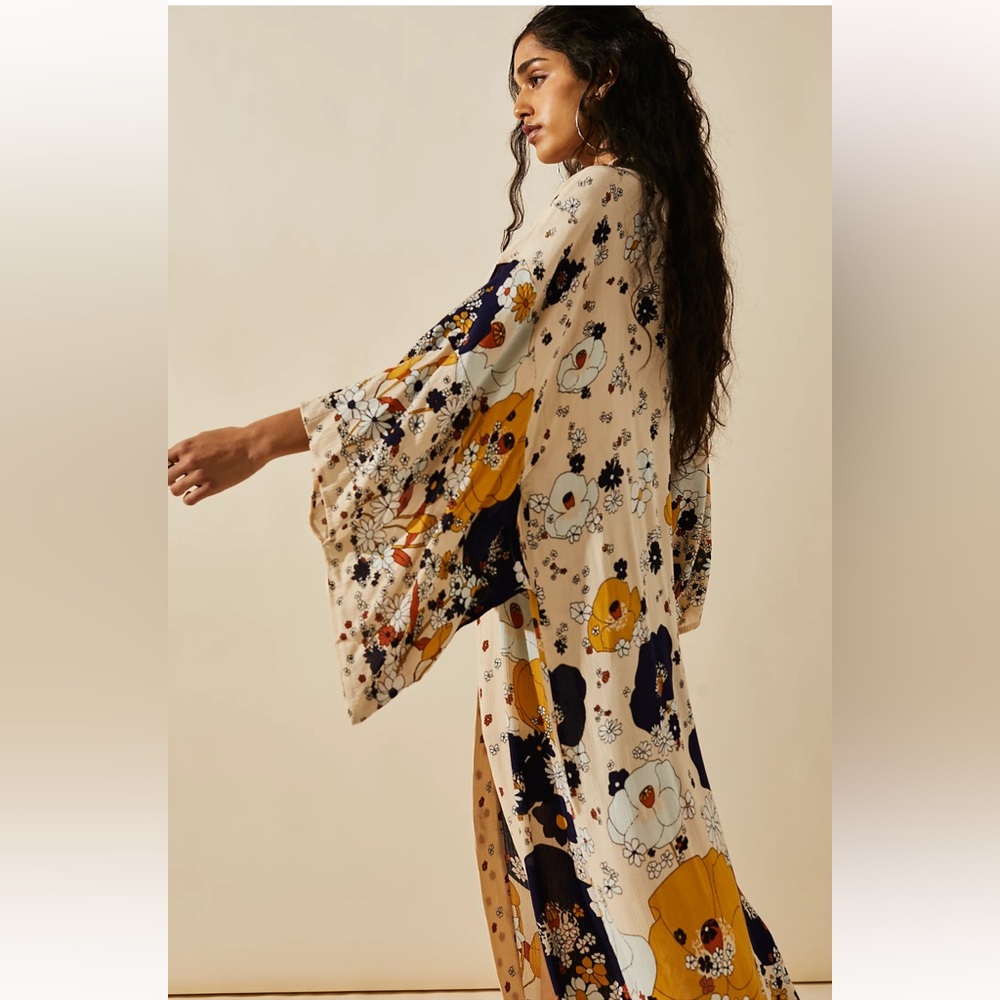 Free People Hidden Hills Maxi Kimono